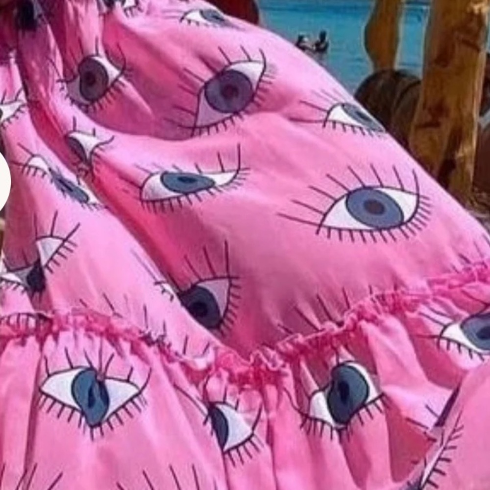 ALL EYES ON YOU PINK DUSTER - Picture 8 of 13